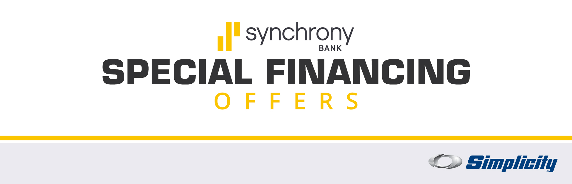 Simplicity: Synchrony Bank Special Financing Offers